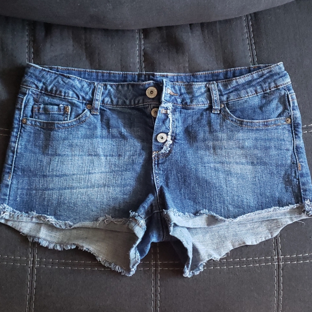 Blue jean shorts